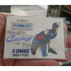 Carl Edwards JR 2014 Onyx Platinum Elite On Card RC Auto /200 Autograph